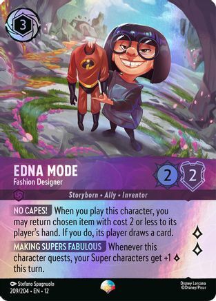 209/204·EN·12 Edna Mode - Fashion Designer (Epic)
