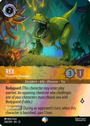 206/204·EN·12 Rex - Protective Dinosaur  (Epic)