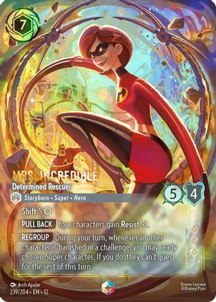 239/204·EN·12 Mrs. Incredible - Determined Rescuer (Enchanted)