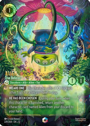 229/204·EN·12 Alien - True Believer (Enchanted)