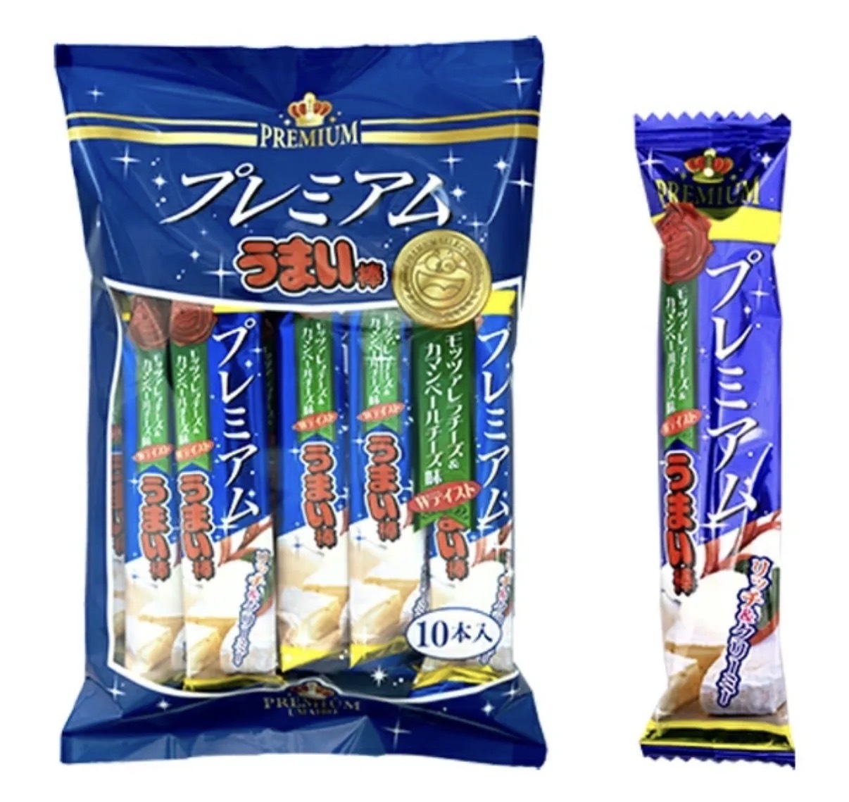【長線爆單】JP Premium 奢華升級版 美味棒 雙倍芝士風味 10條 6027 TK260617