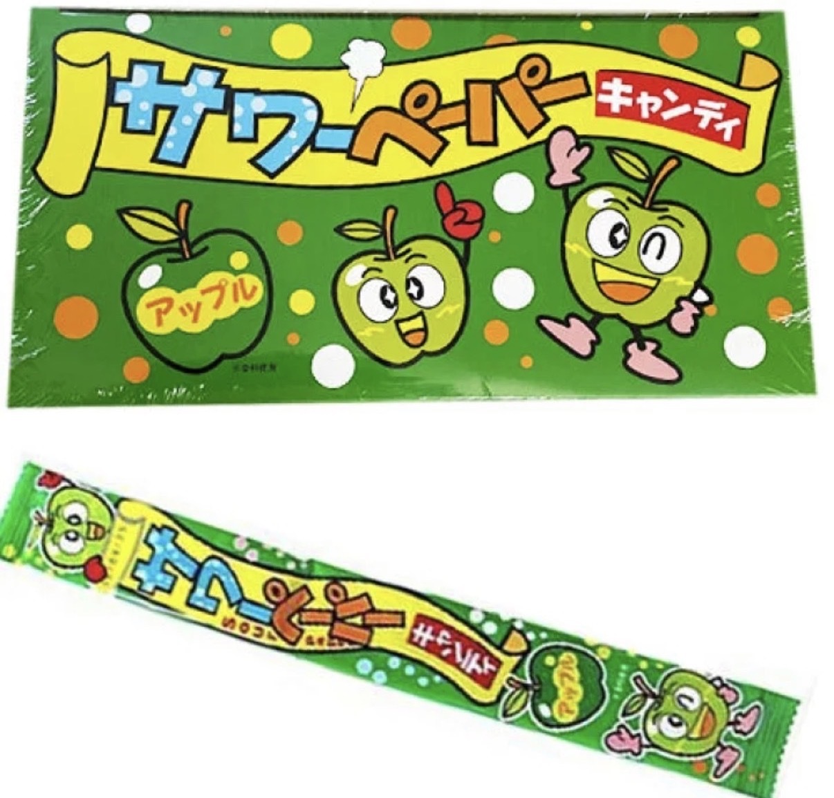 【長線好評】JP 青蘋果風味長條酸糖 6條 7238 TK260617