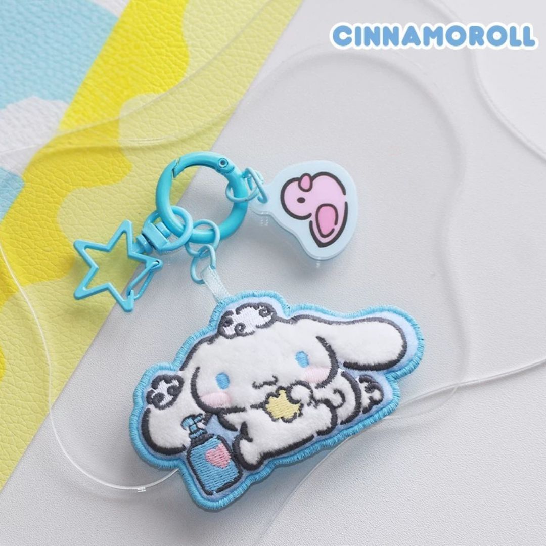 玉桂狗 Sanrio|刺繡鎖匙扣掛飾物