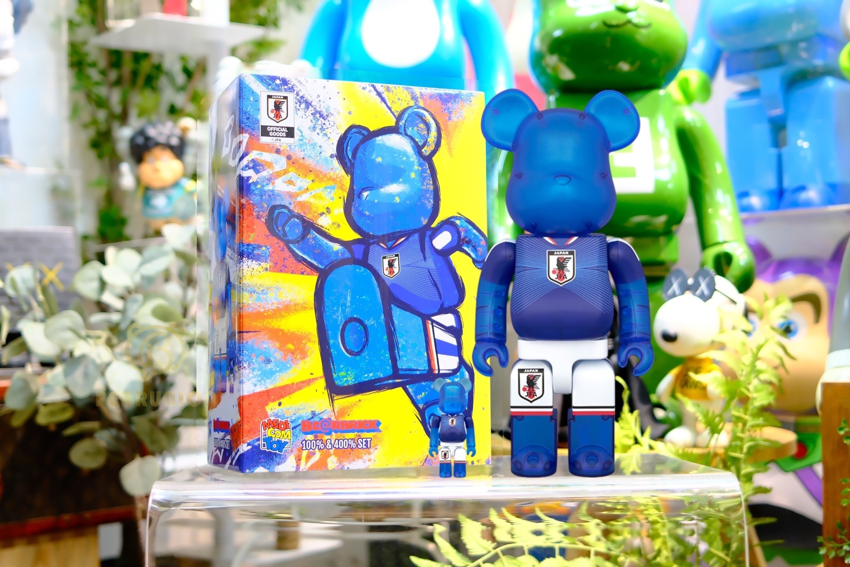 🎏Pre-Order🎏Bearbrick 400% 100% サッカー日本代表