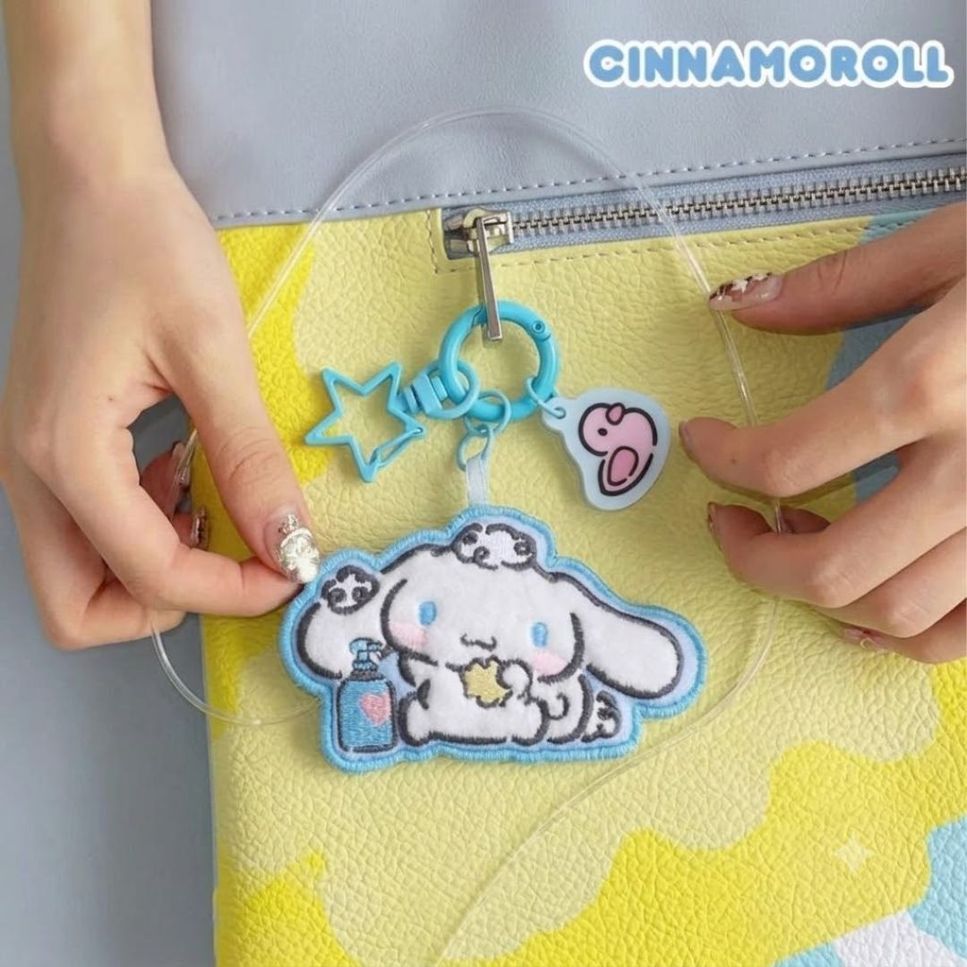 玉桂狗 Sanrio|刺繡鎖匙扣掛飾物