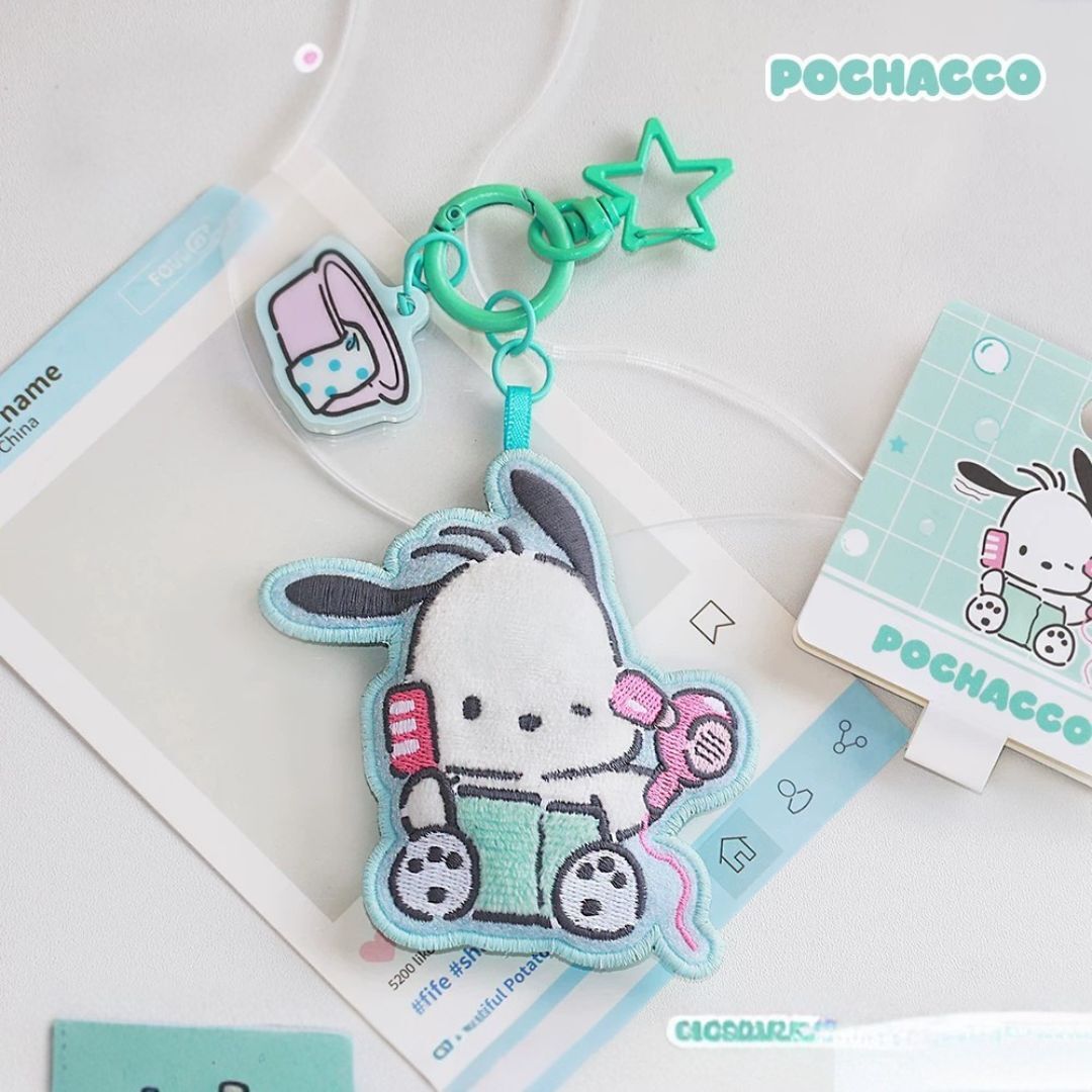 PC狗 Sanrio|刺繡鎖匙扣掛飾物