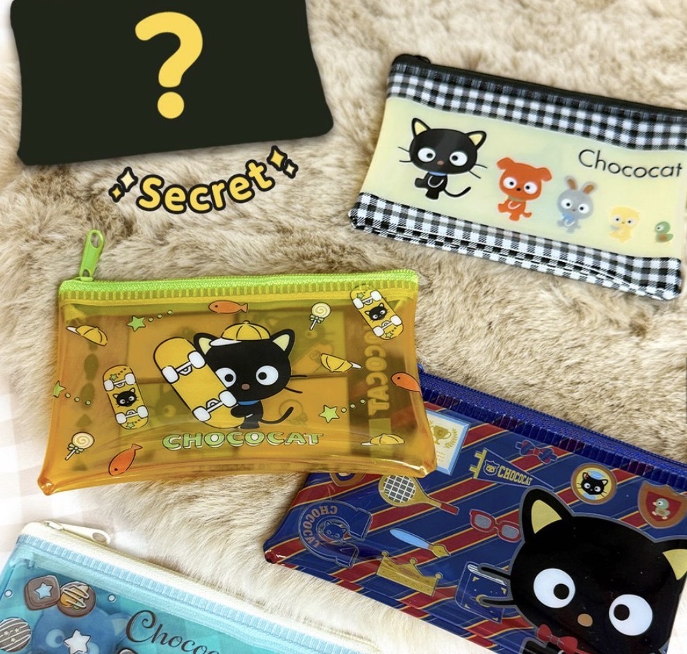JP Sanrio Choco Cat 拉鏈Pouch 盲抽 0154 TK260617