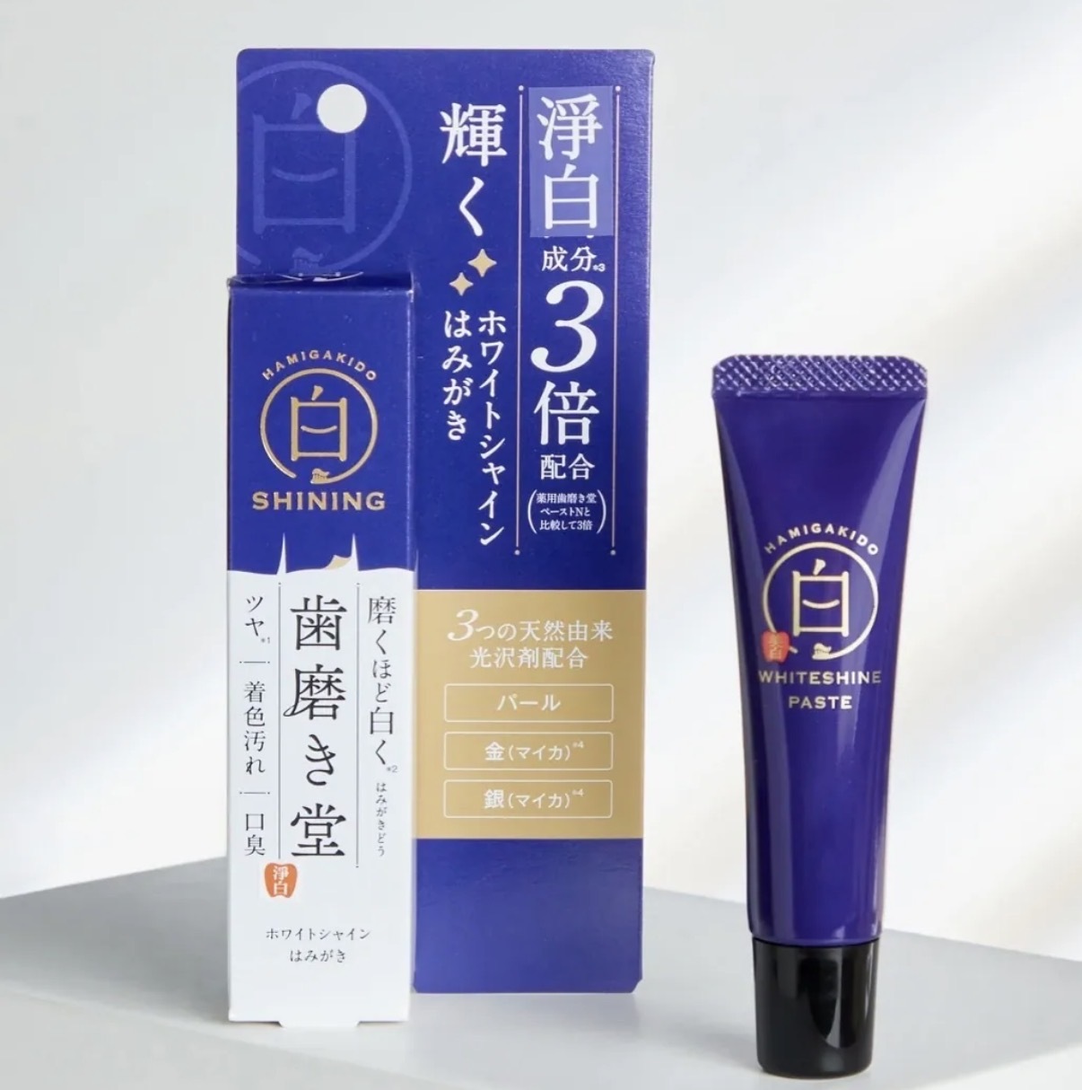 【Thread爆推薦】JP 三倍濃度 美白修補護理牙膏 30g 藍 8035 TK260617