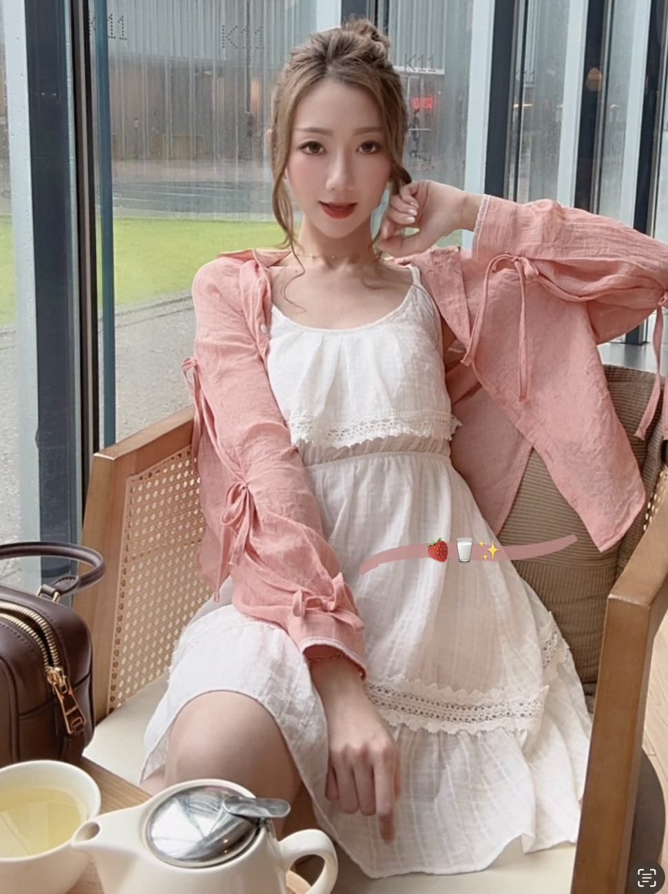 *BJ2 MADE SERIES* BABY COTTON RIBBON SHIRT OUTER 260616