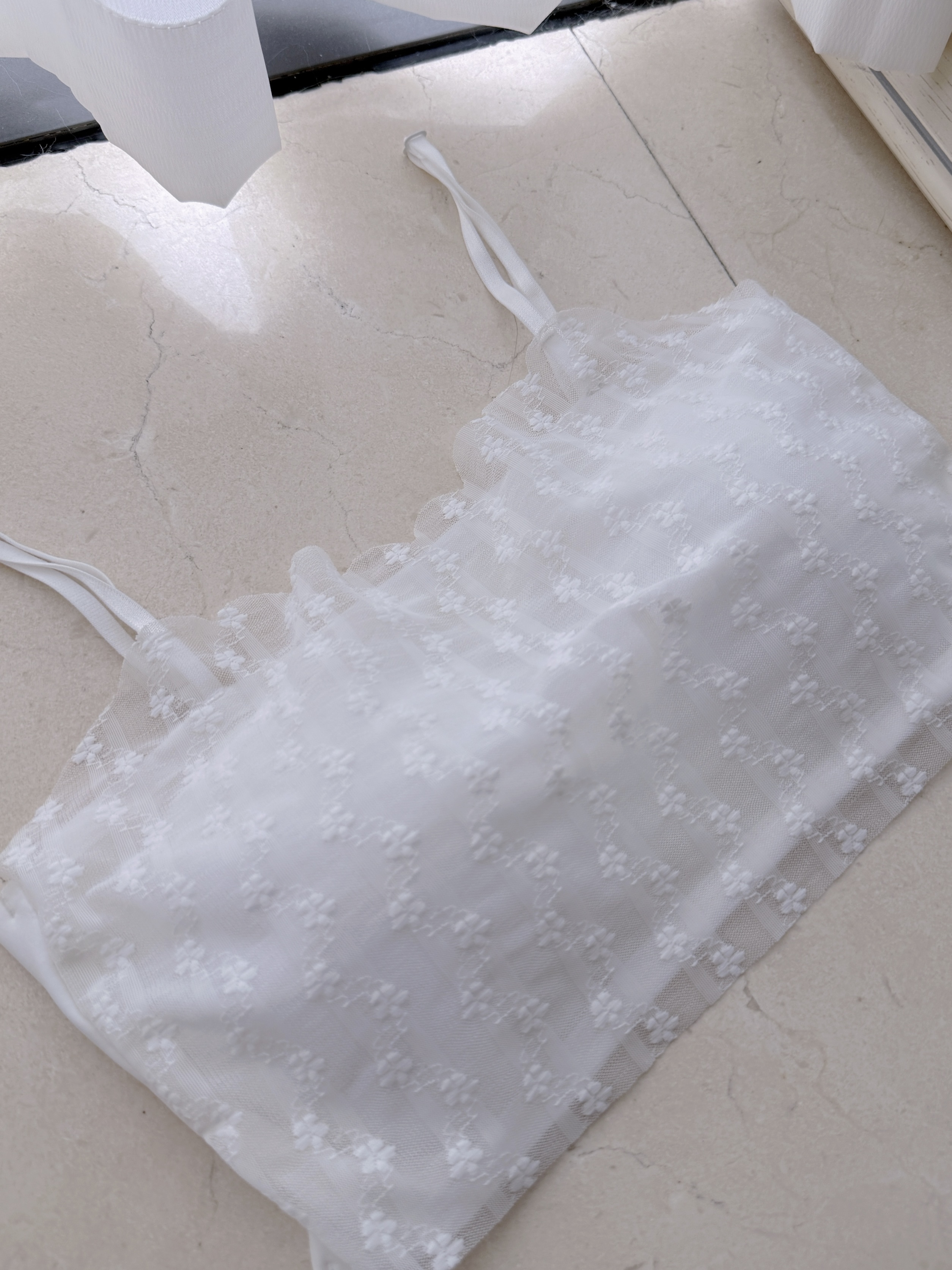 *BJ2 MADE SERIES* DAISY MODAL SOFT LACE BRA TOP 🌼260616