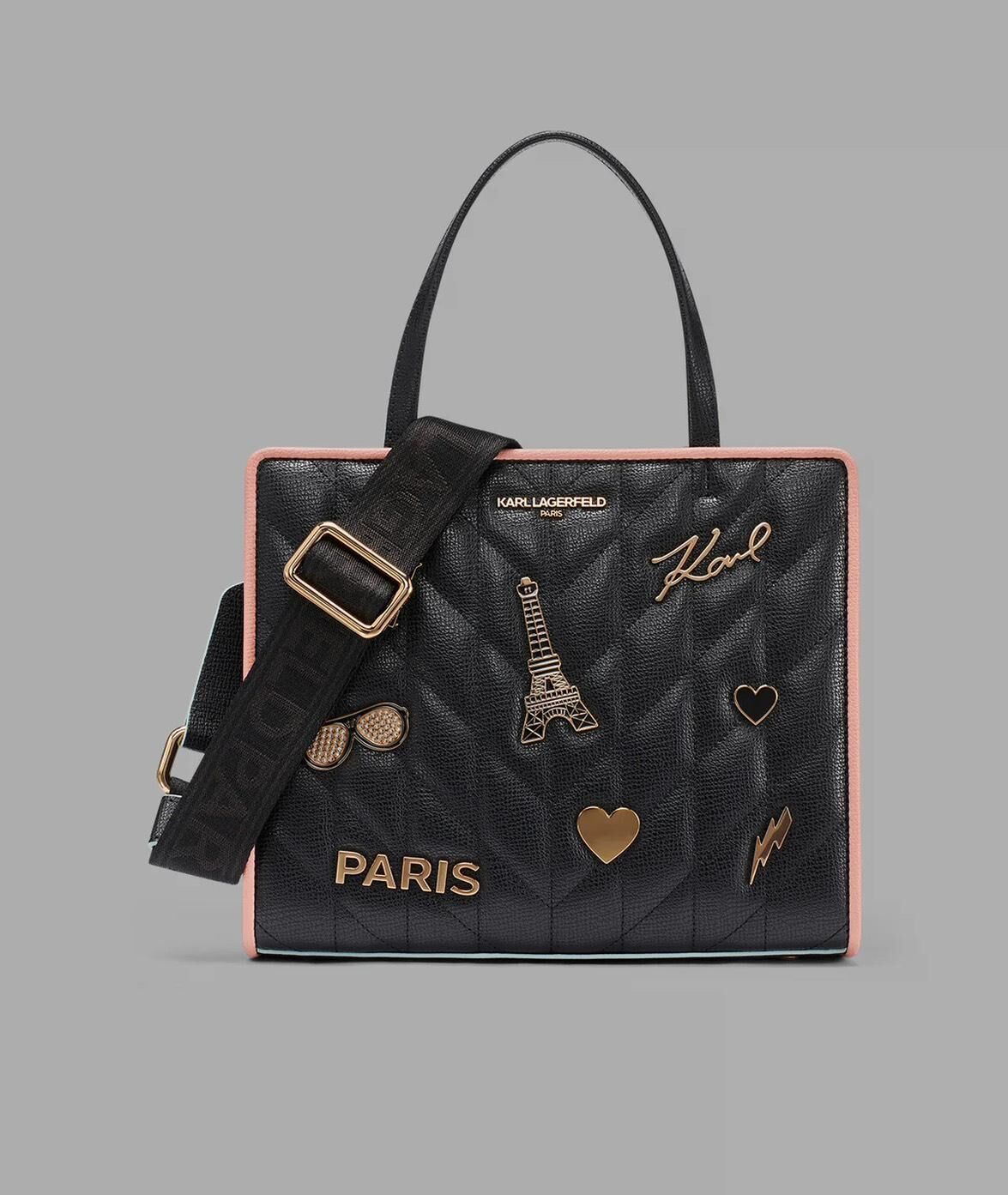 【預購】Karl Lagerfeld H0617504 Maybelle黑色手提包