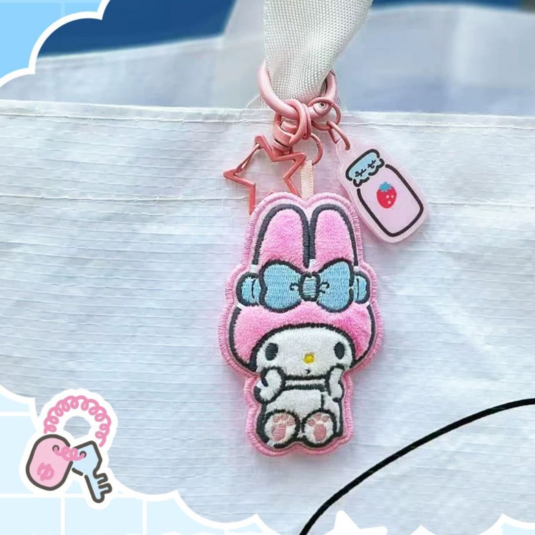 MY MELODY Sanrio|刺繡鎖匙扣掛飾物
