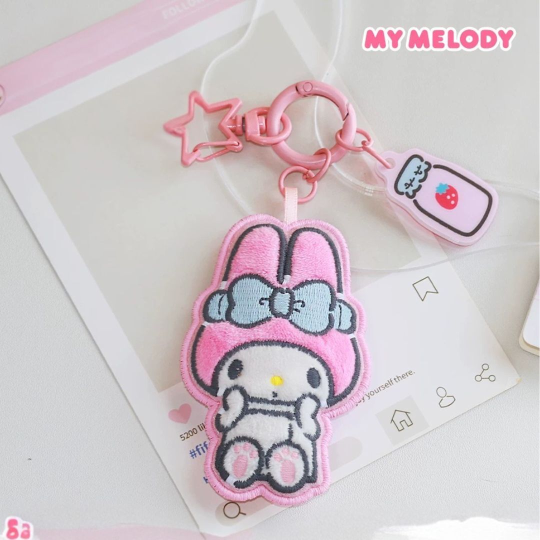 MY MELODY Sanrio|刺繡鎖匙扣掛飾物