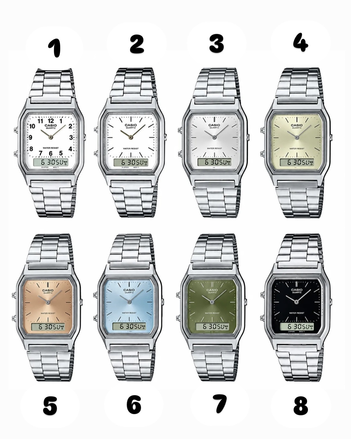 《預訂品》Casio 復古手錶 AQ-230A