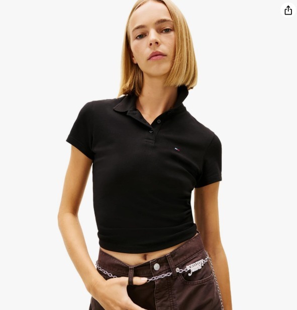 【預購】Tommy Jeans Embroidered Flag Logo H061799 女裝短袖