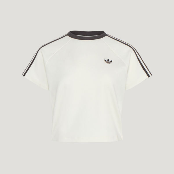 Adidas 愛迪達 Cali Tee Ss W KY8479 女 T恤 運動上衣 休閒短袖 白 亞版 短版