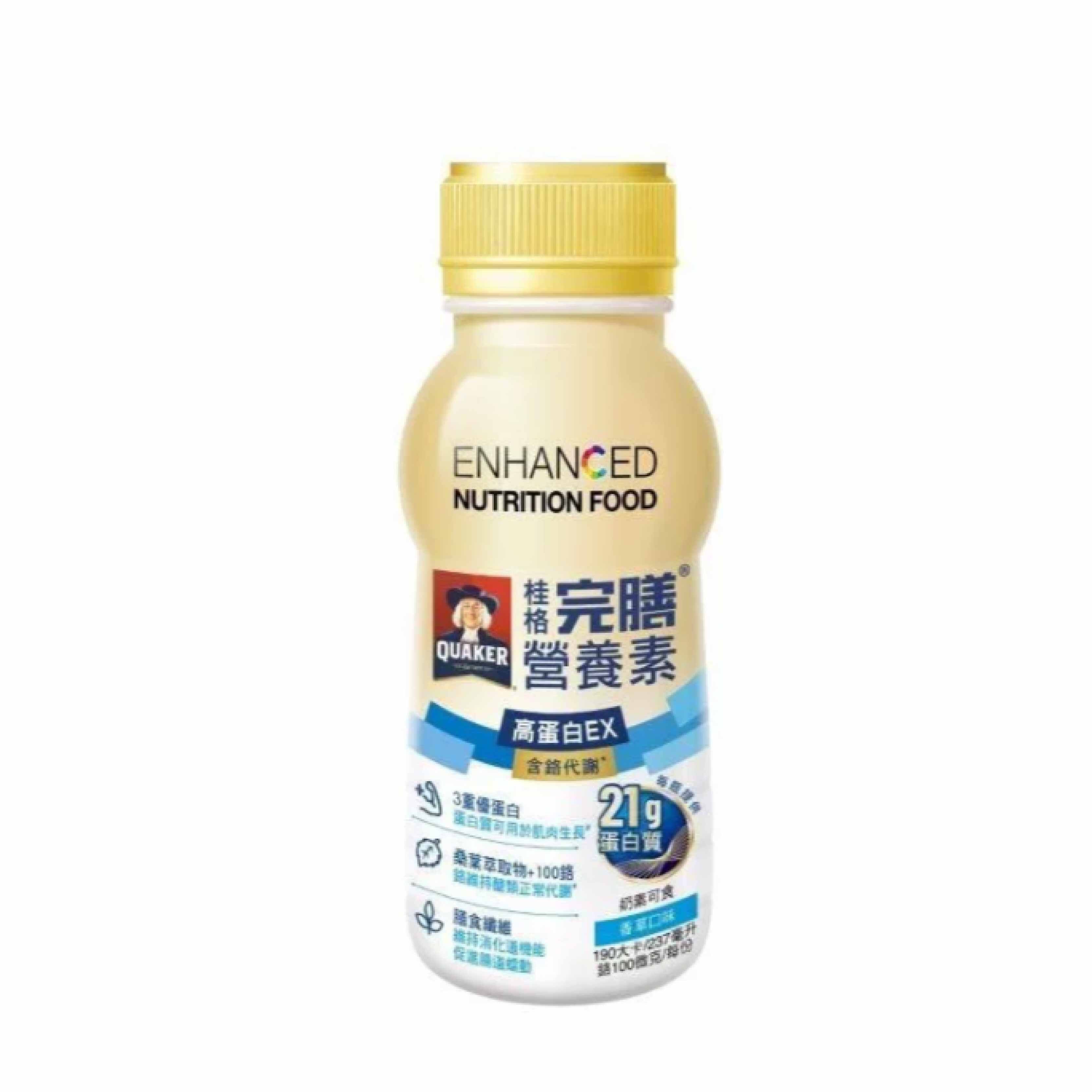 QUAKER桂格完膳營養素 高蛋白EX (24罐/箱)