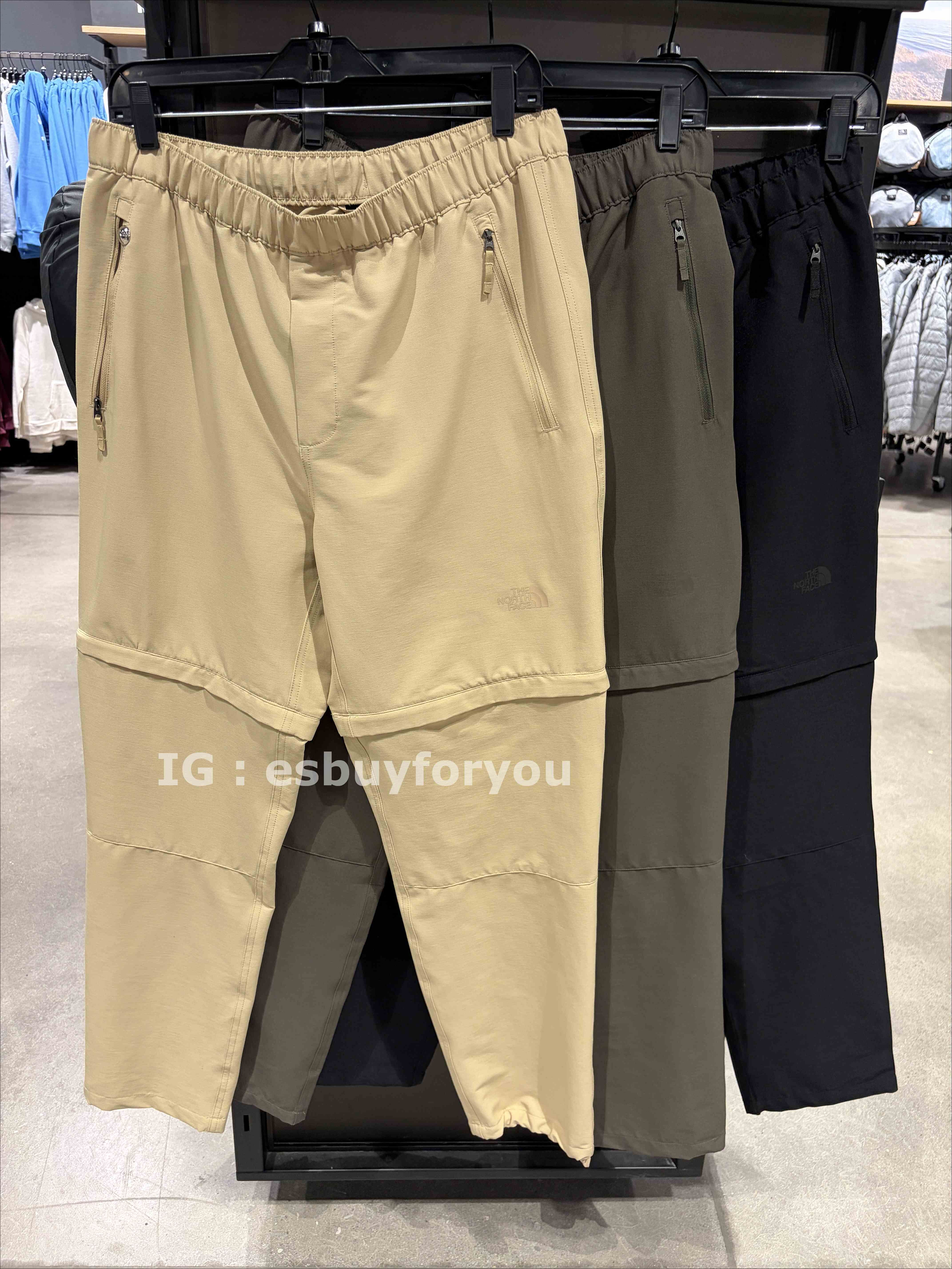 THE NORTH FACE 男大人 二合一 速乾 防潑水 彈性腰圍 縮口長褲 (可當短褲穿) (3色)