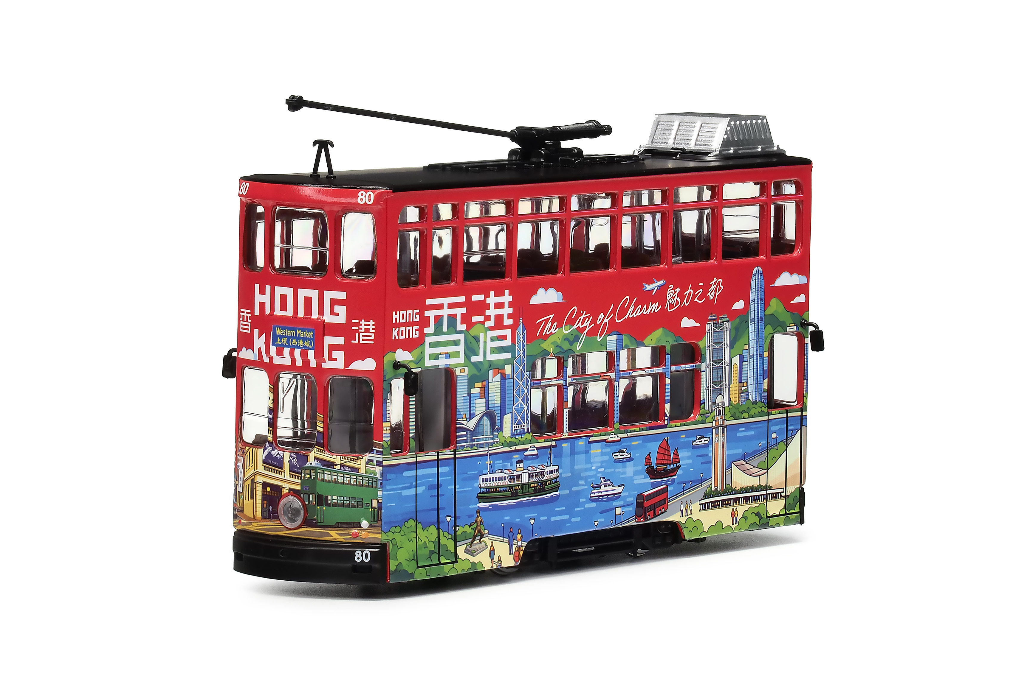 香港トラム 80Mバスモデル製 OO9(9㎜)1/76 Hong Kong Tramways