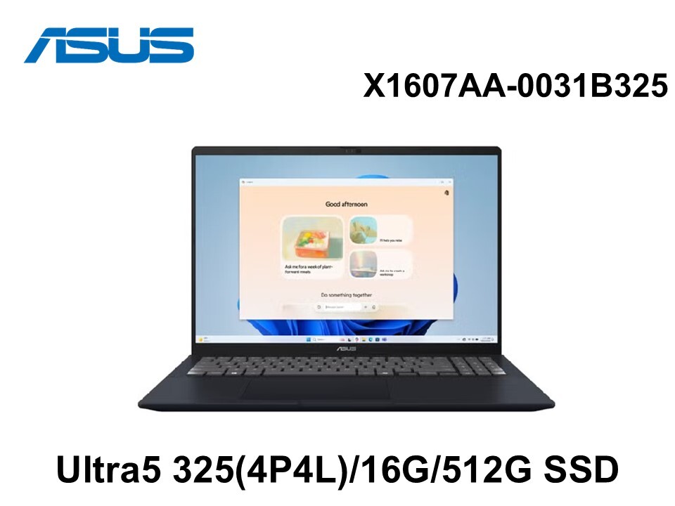ASUS 華碩 X1607AA-0031B325 午夜藍 16吋筆電
