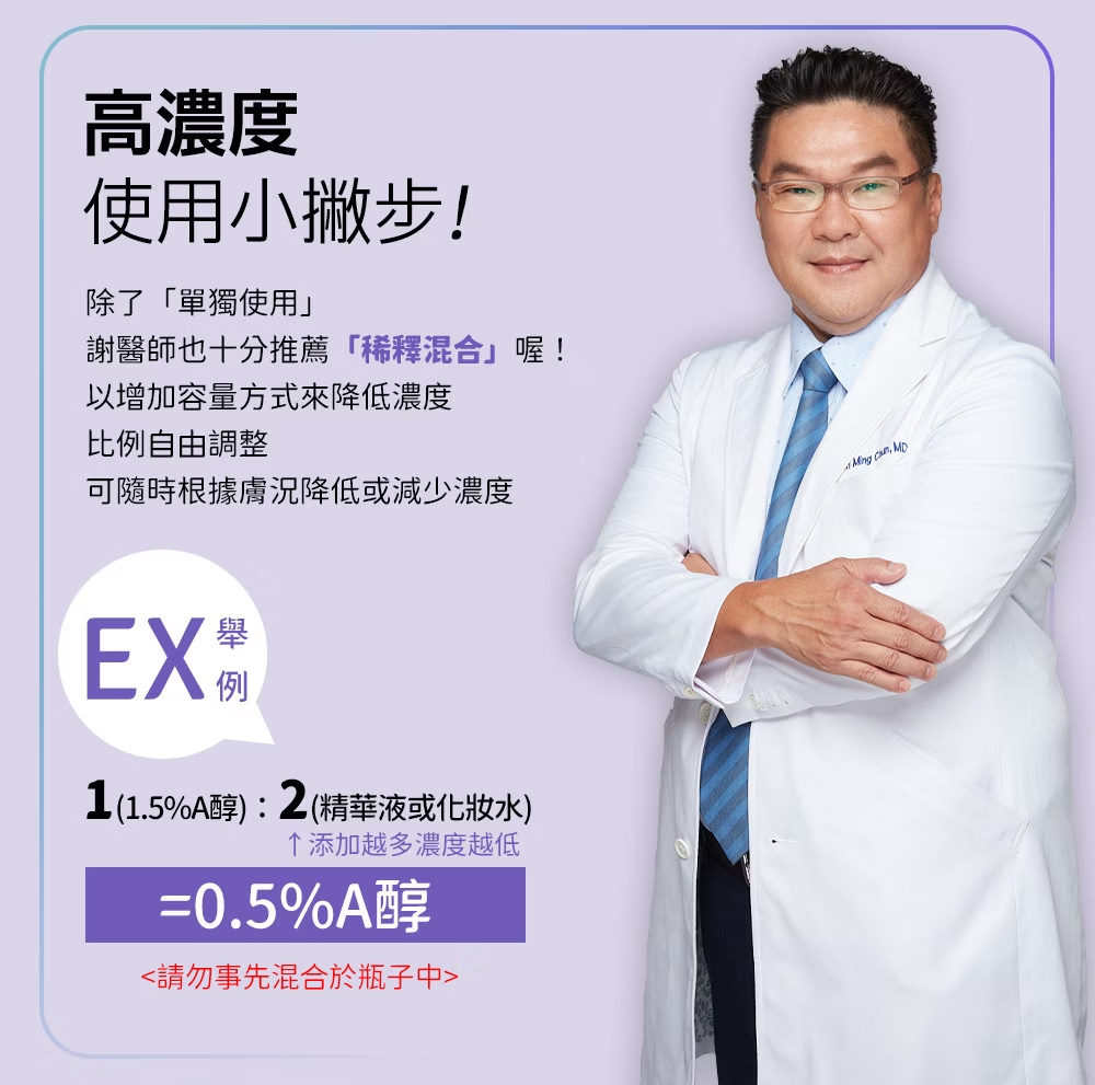 Dr Hsieh達特醫 lab smart 1.5%維生素A醇更新精華30ml(壓頭)