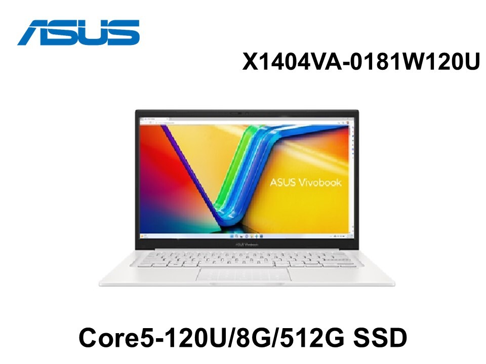 ASUS 華碩 X1404VA-0181W120U 幻彩白 14吋筆電