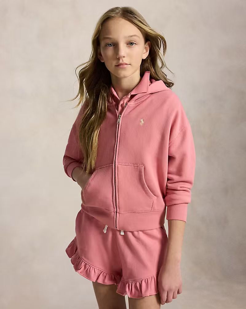 【預購】RALPH LAUREN H061802 Terry 童裝拉鍊連帽外套
