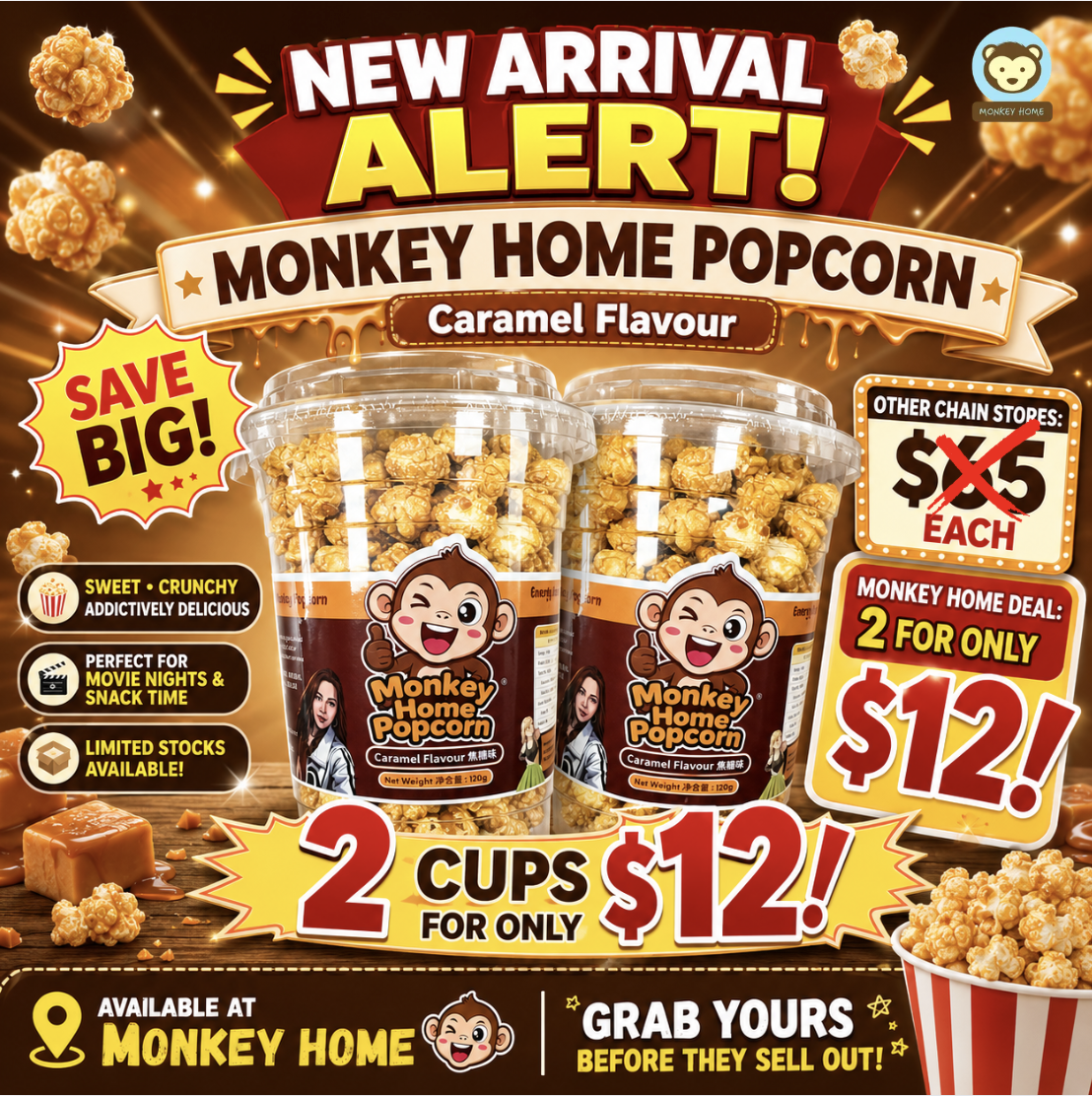 MH Popcorn ($12 for 2 cups)