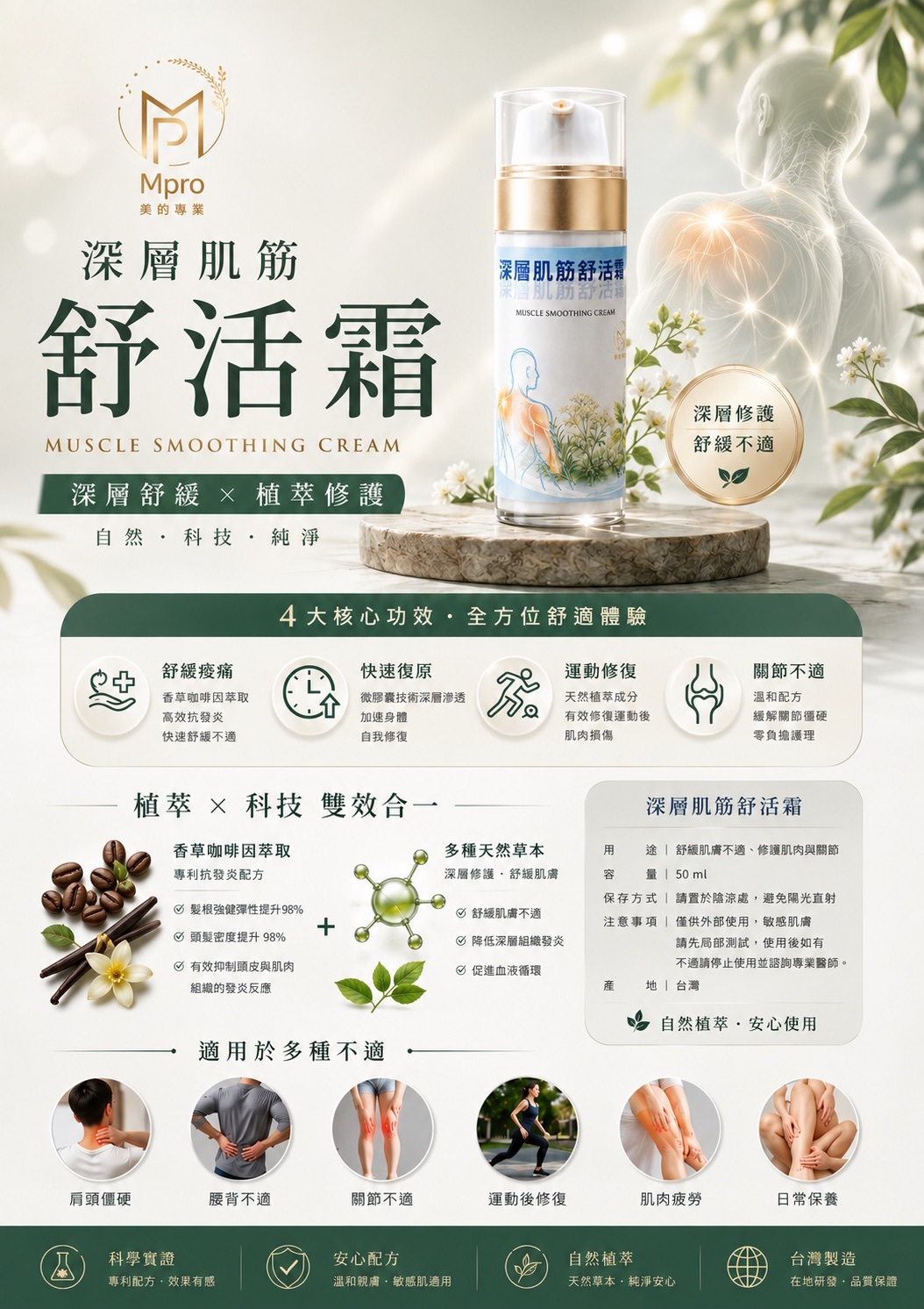 深層肌筋-舒活霜