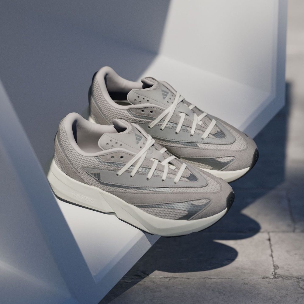 #現貨 Adidas Lightstride 彈力緩震 慢跑鞋  IH8606 灰白 無鞋盒