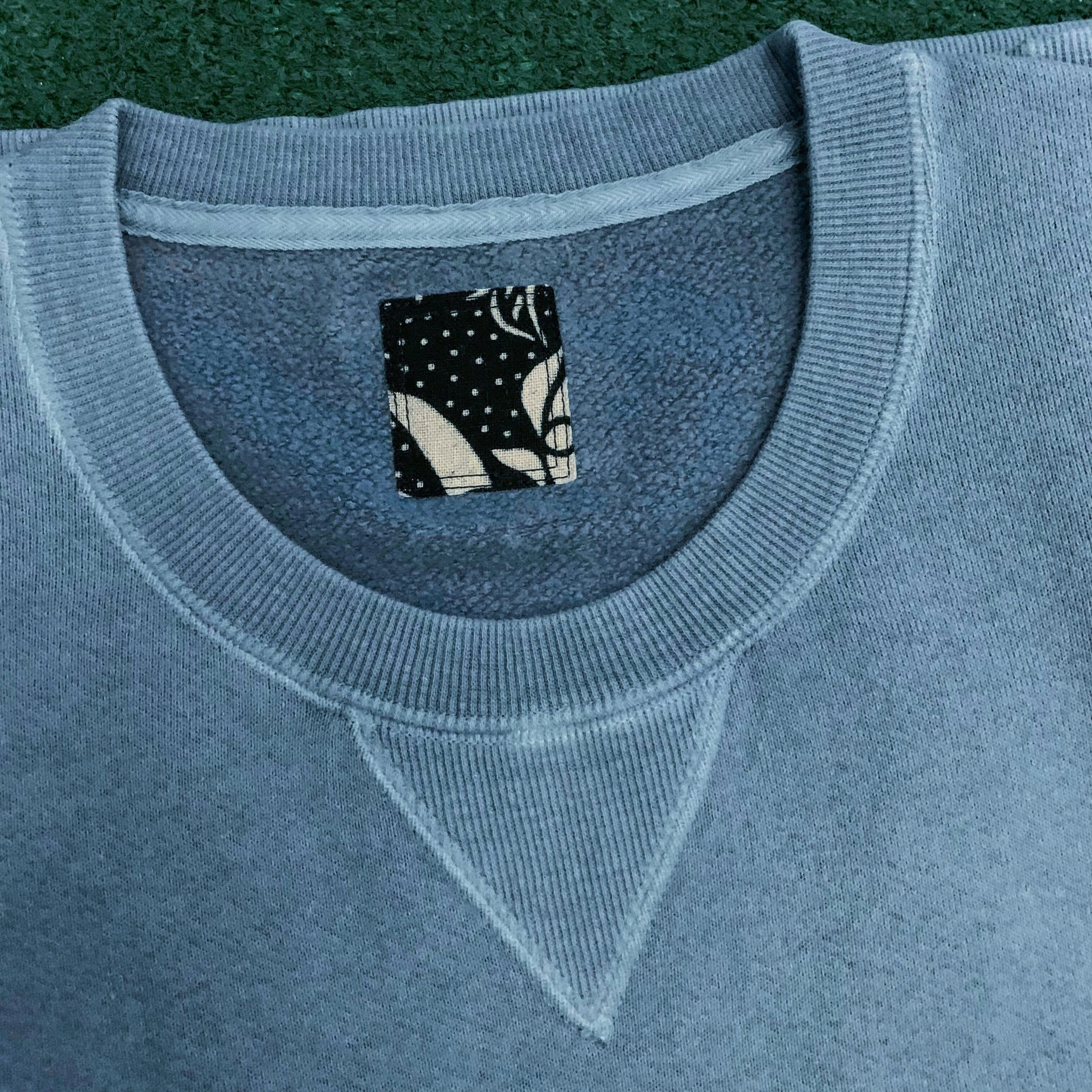 VISVIM ICT 2026 S/S JUMBO SB SWEAT S/S (NATURAL DYE) - LT.INDIGO