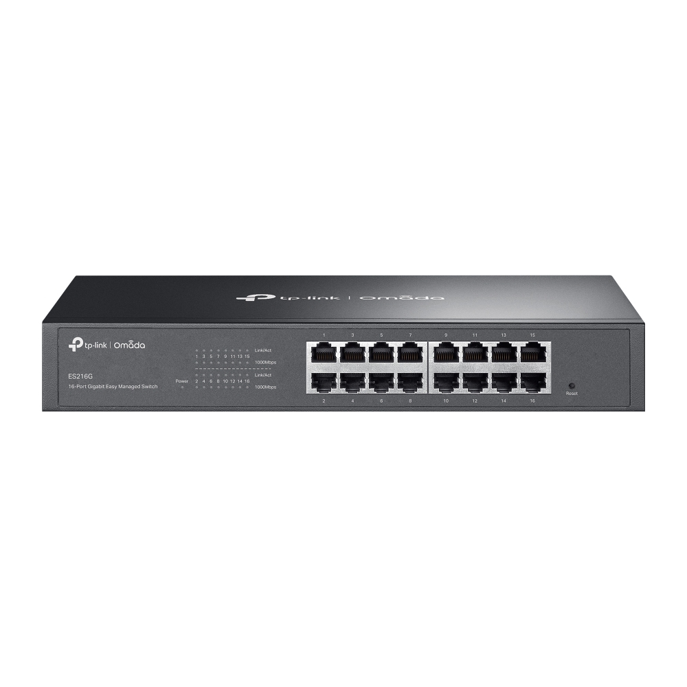TP-Link Omada 16埠 Gigabit 簡易管理型交換器｜ES216G 高效網絡方案