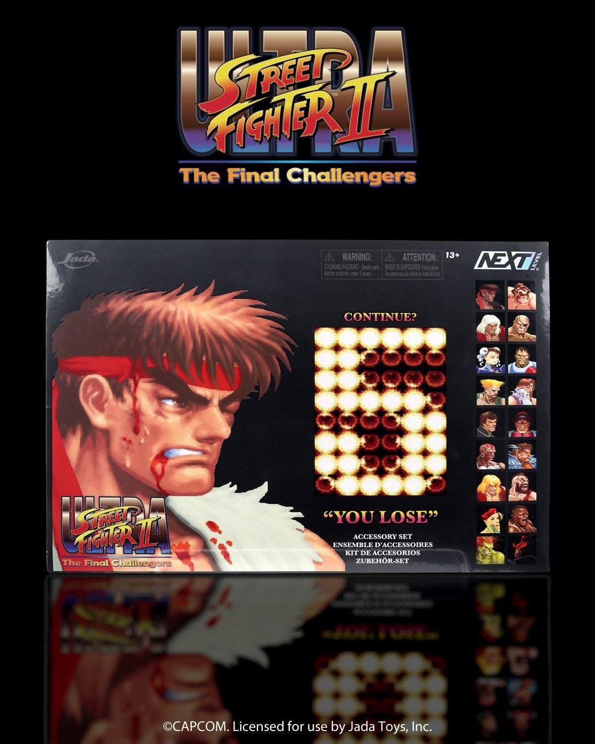 [SDCC Exclusive] Jada Toys Ultra Street Fighter II "You Lose" Accessory Set（現貨）