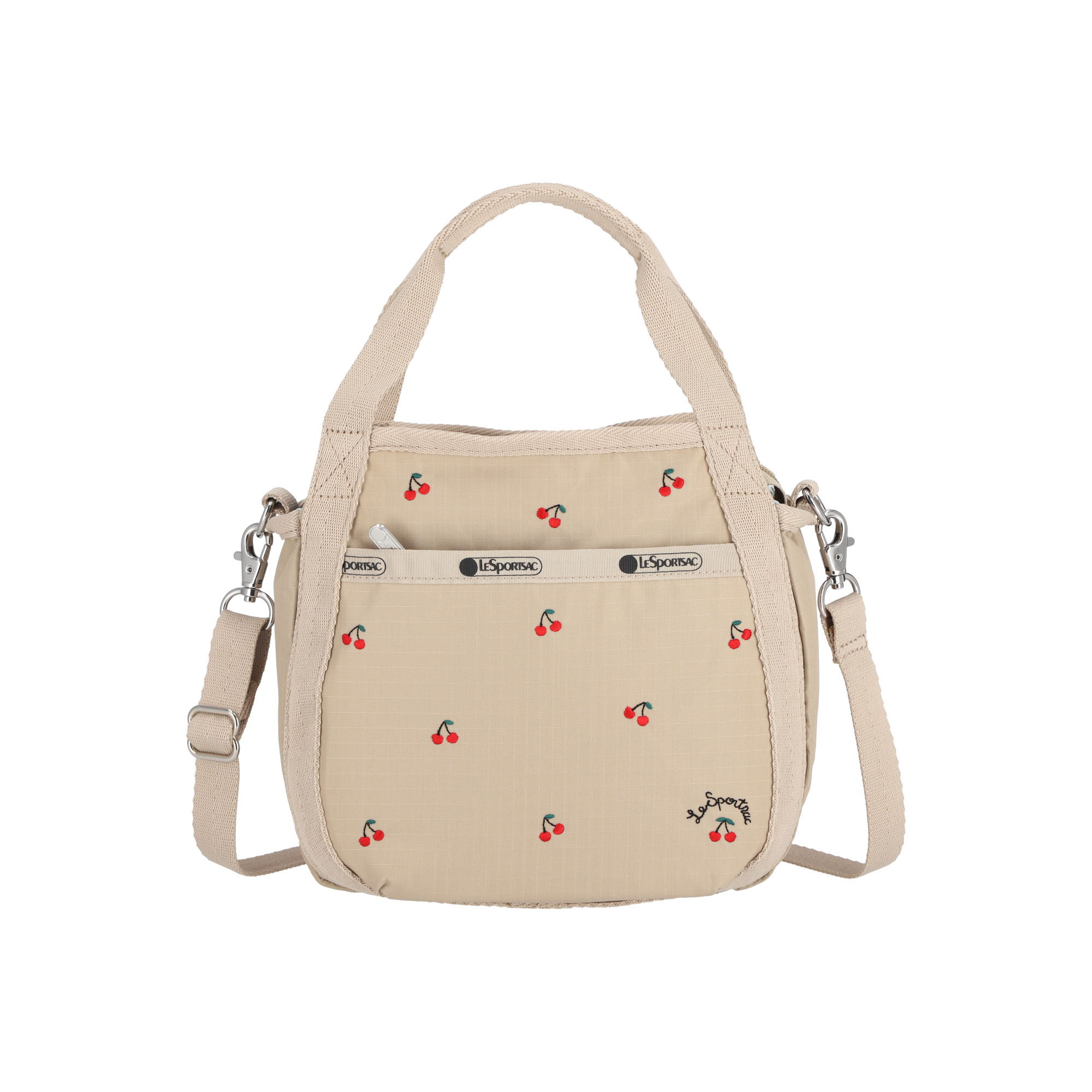 斜背手提兩用包 (CHERRY EMBROIDERY)