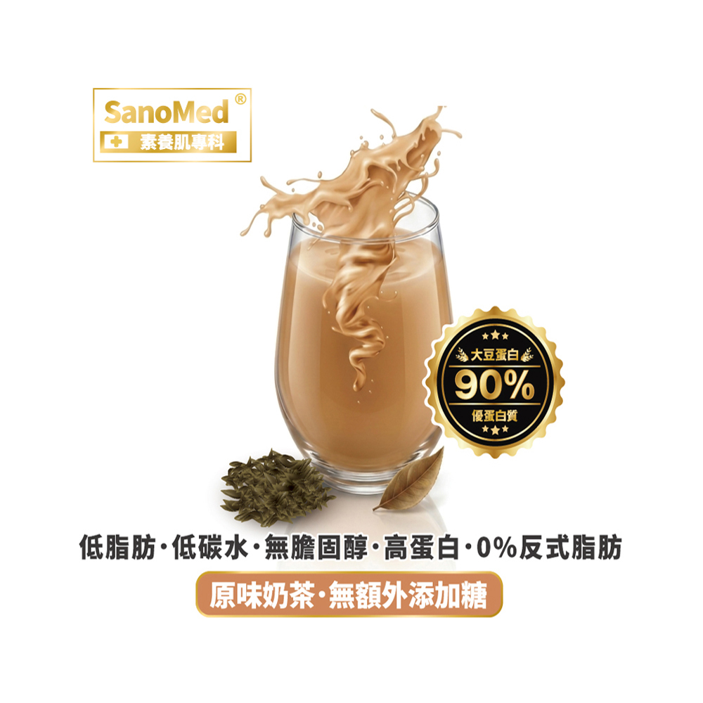 預購中【格萊思美】早安均衡營養·肌動力·優蛋白飲 (奶茶) 奶素
