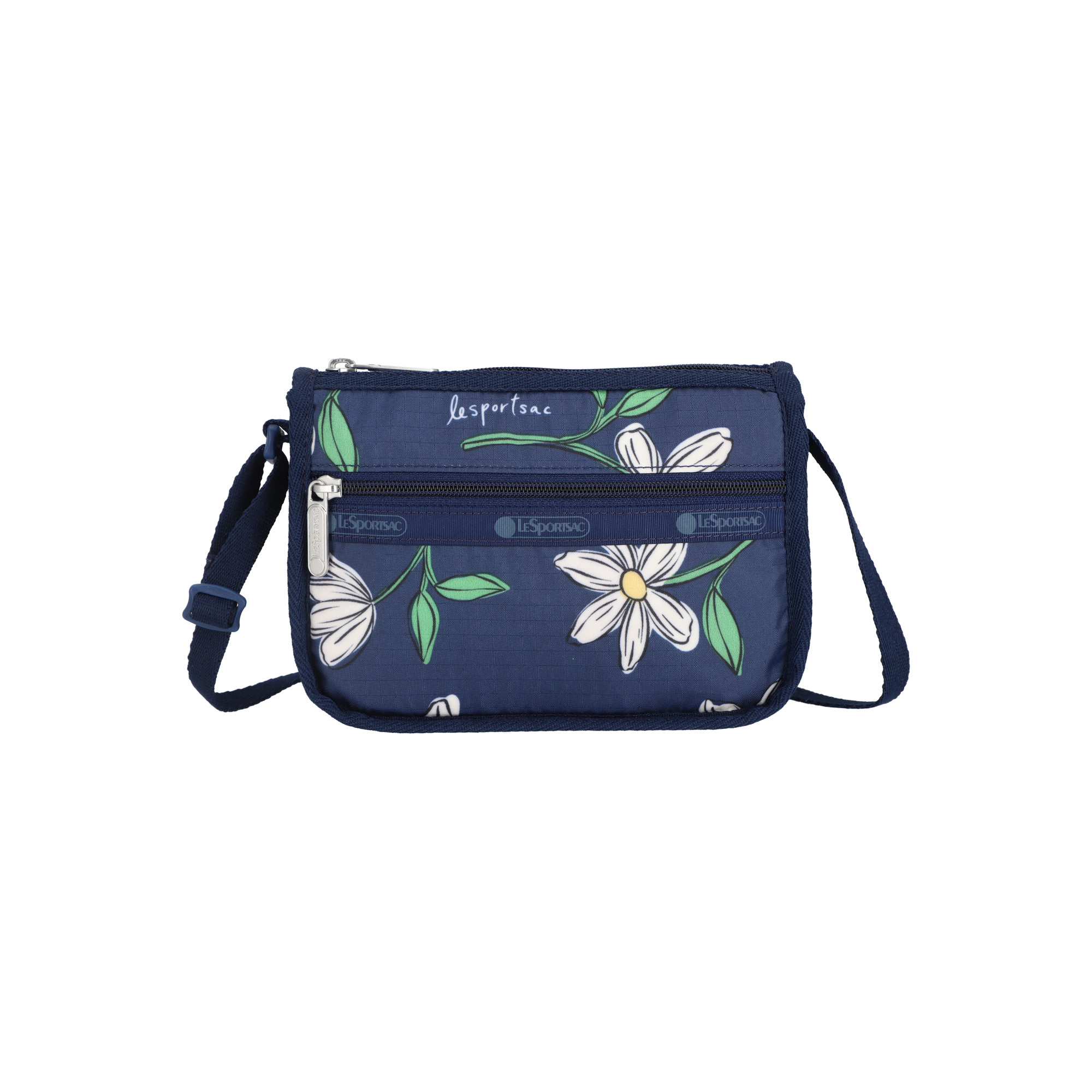 迷你斜揹袋 (FLORAL BLOOMS NAVY)