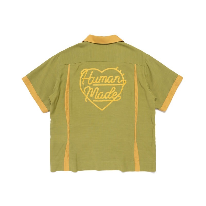 預購┃日本製 HUMAN MADE BOWLING SHIRT 愛心 刺繡 襯衫 短袖