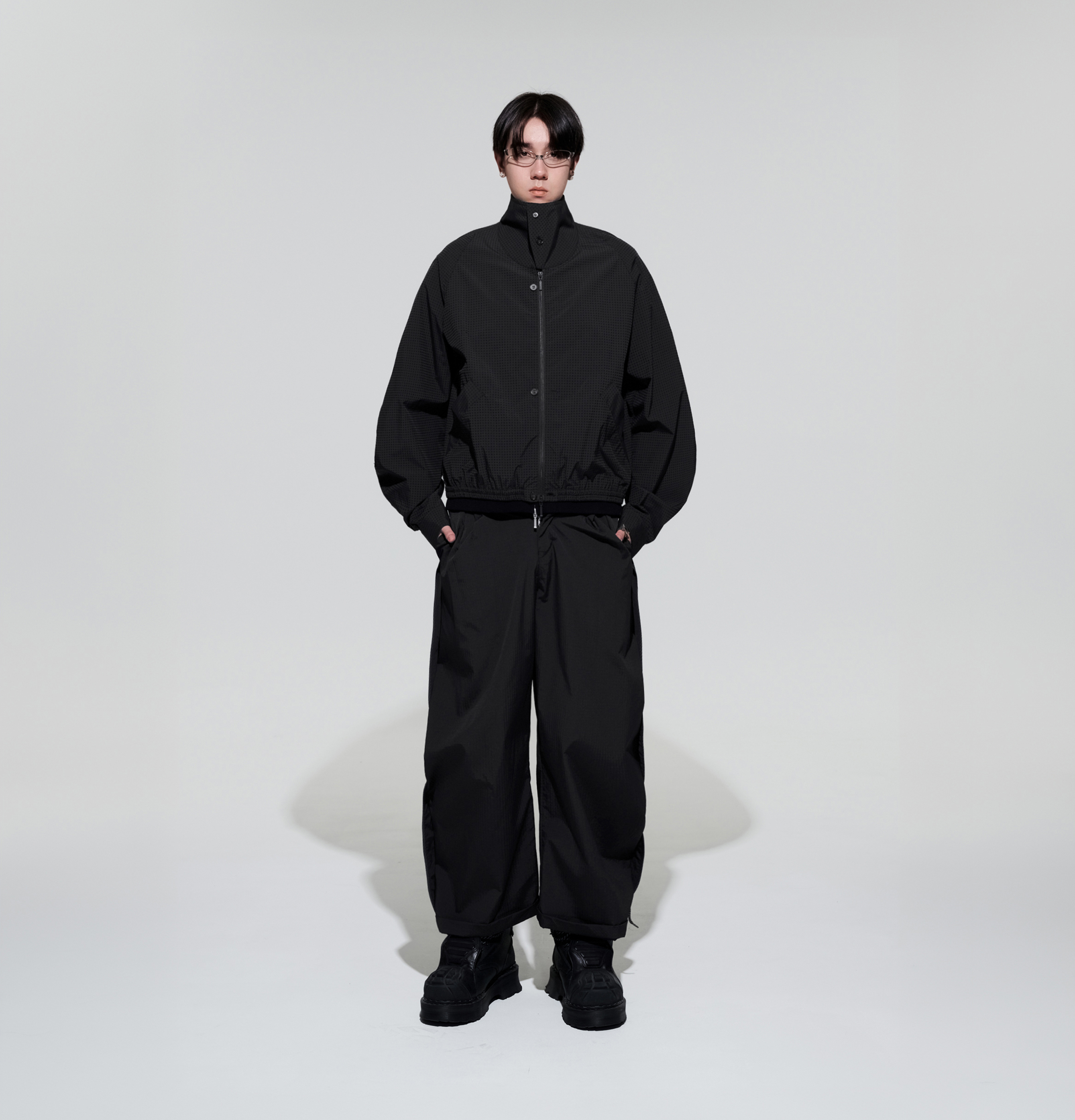 MELSIGN 格紋運動長褲｜Plaid Track Pants（26SS）