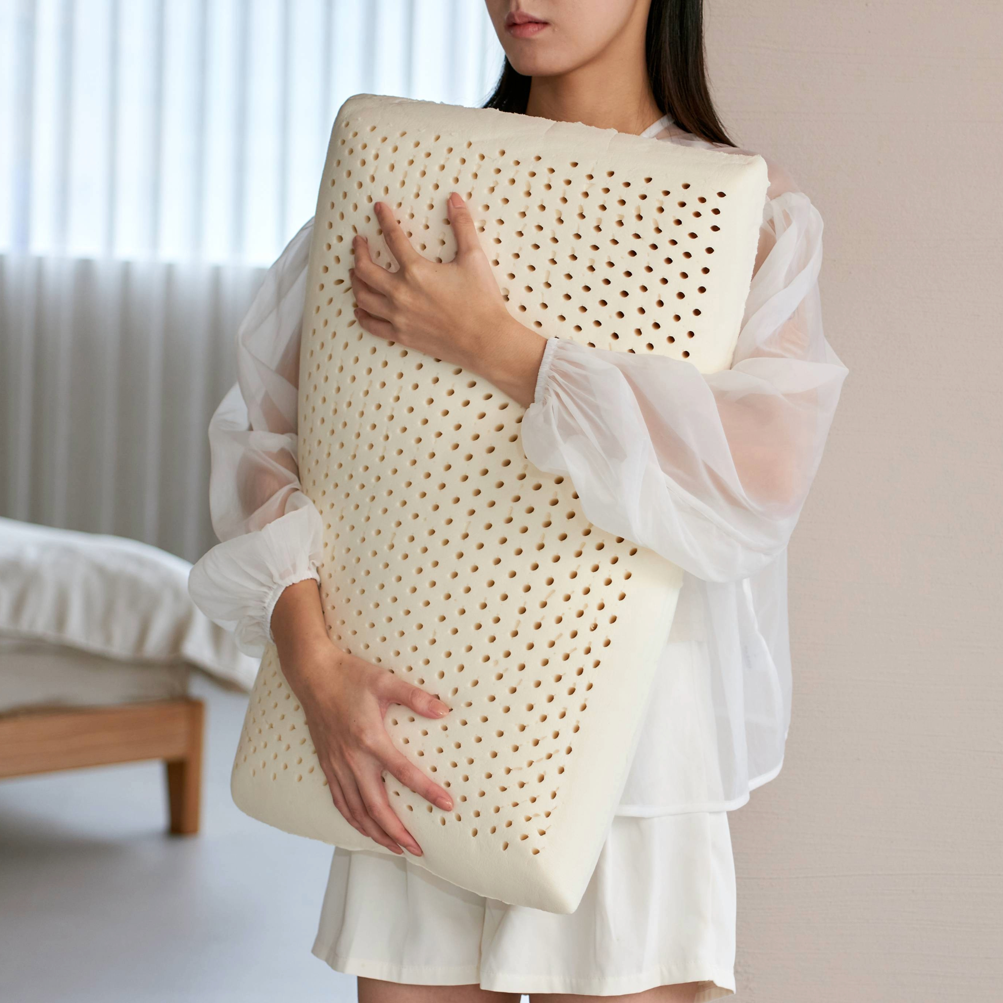 圓麵包乳膠枕