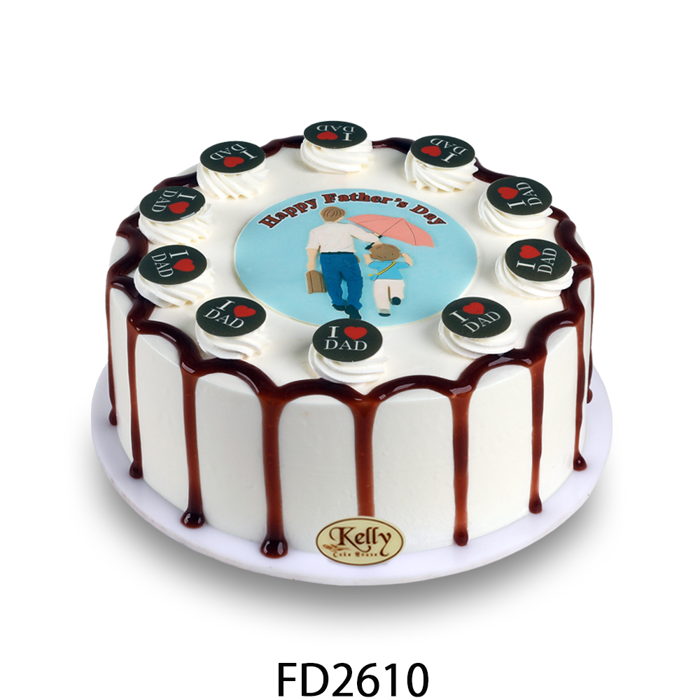 Father's Day Fresh Cream Edible Image