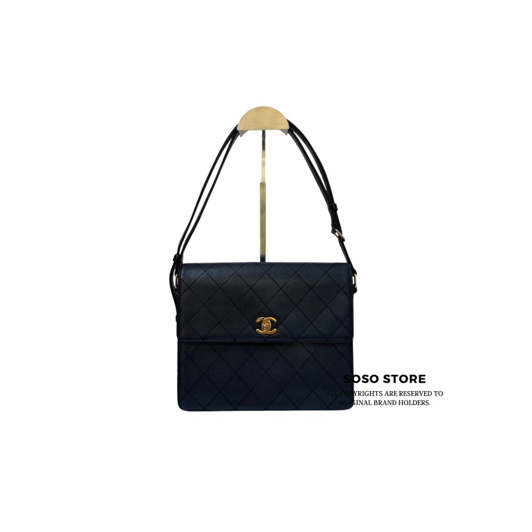 Chanel Timeless CC Tote Bag - Black / GHW