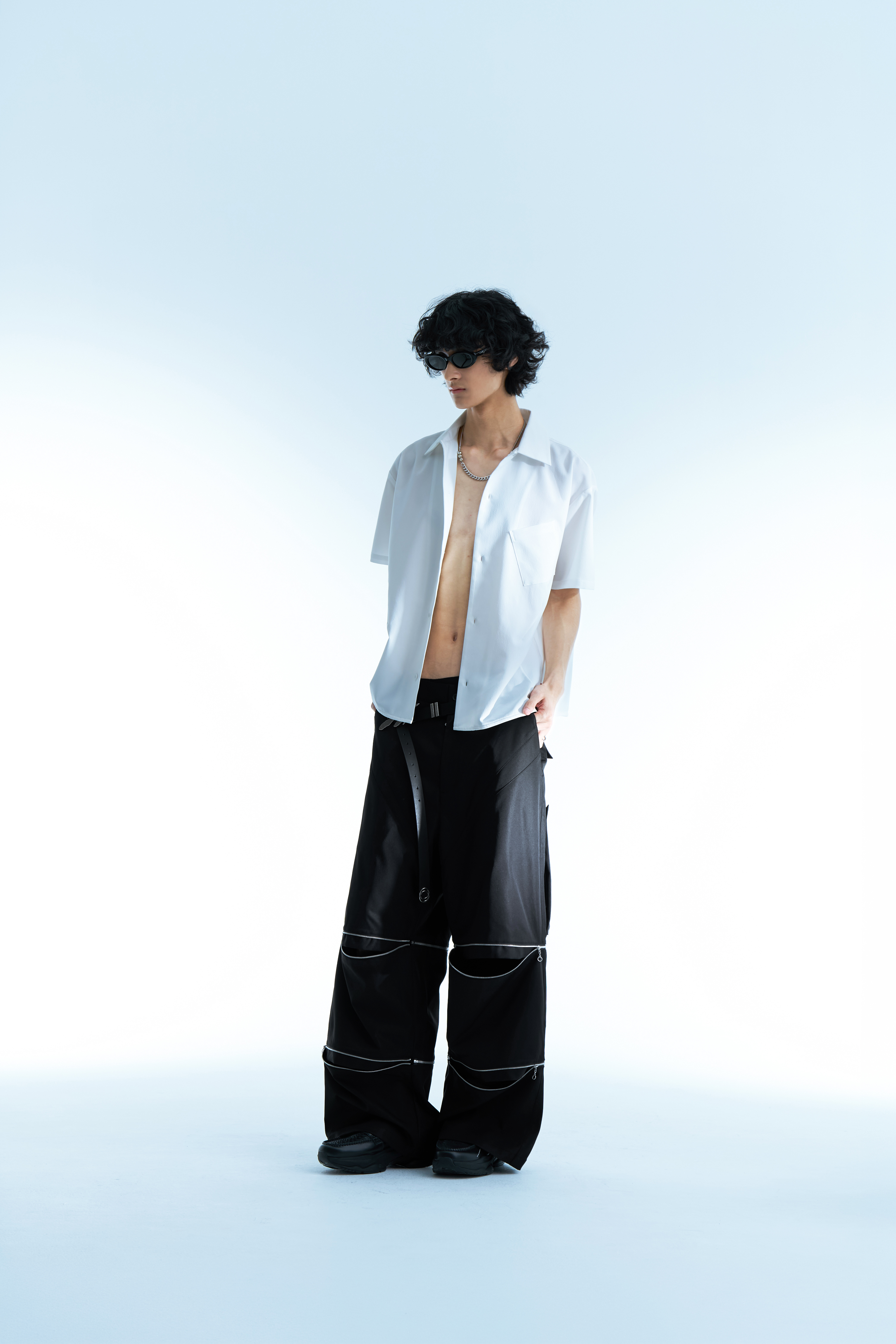 GOOPiMADE SE-P1 Double Split Straight Pants - Black
