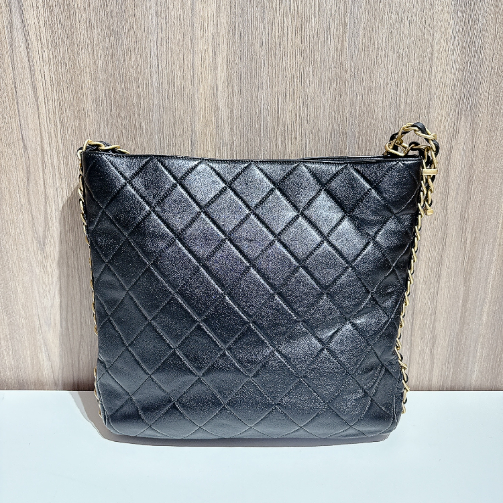 Chanel Leather Hand Bag - Black / GHW