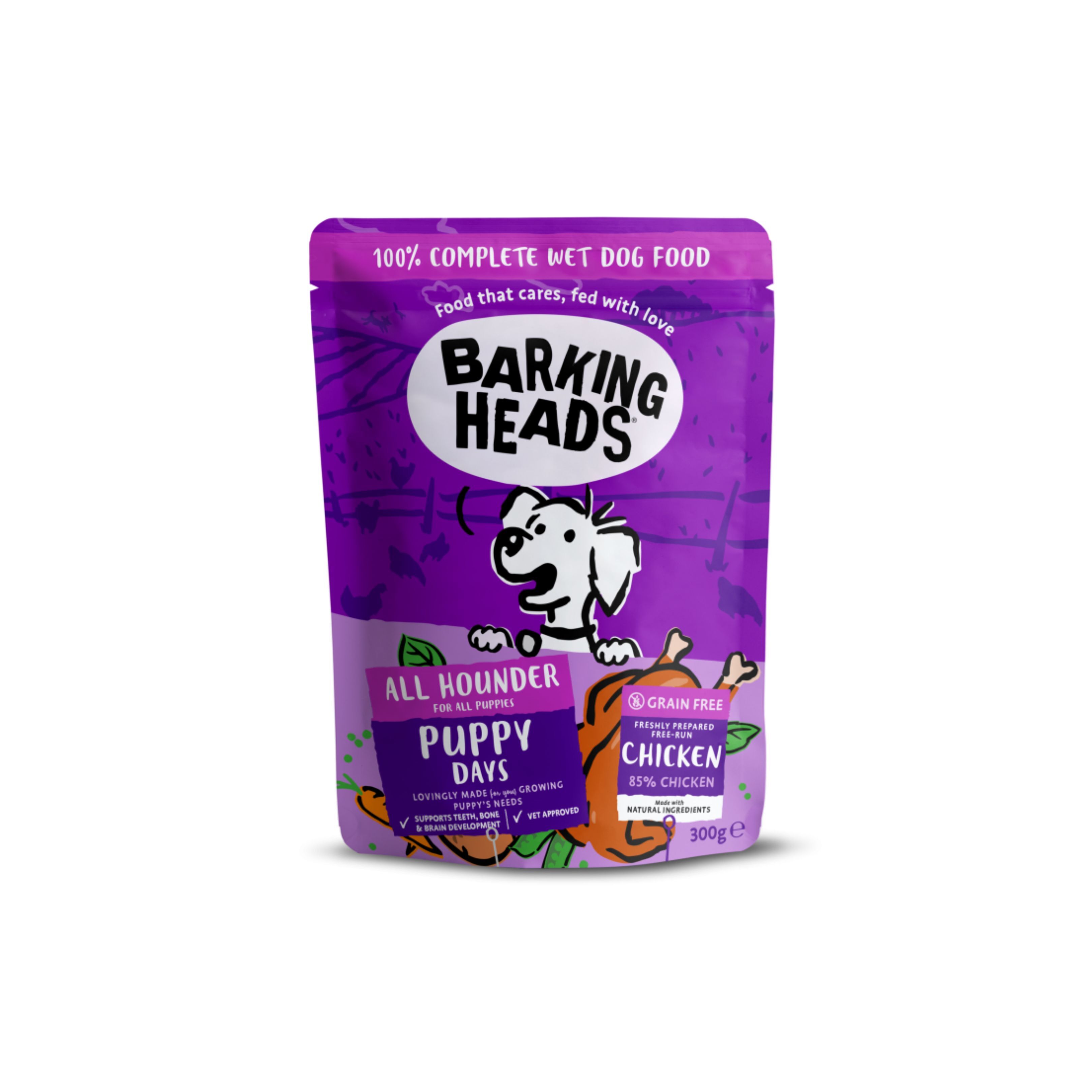 (VIP 專享) Barking Heads 無穀物幼犬食用濕包 300g