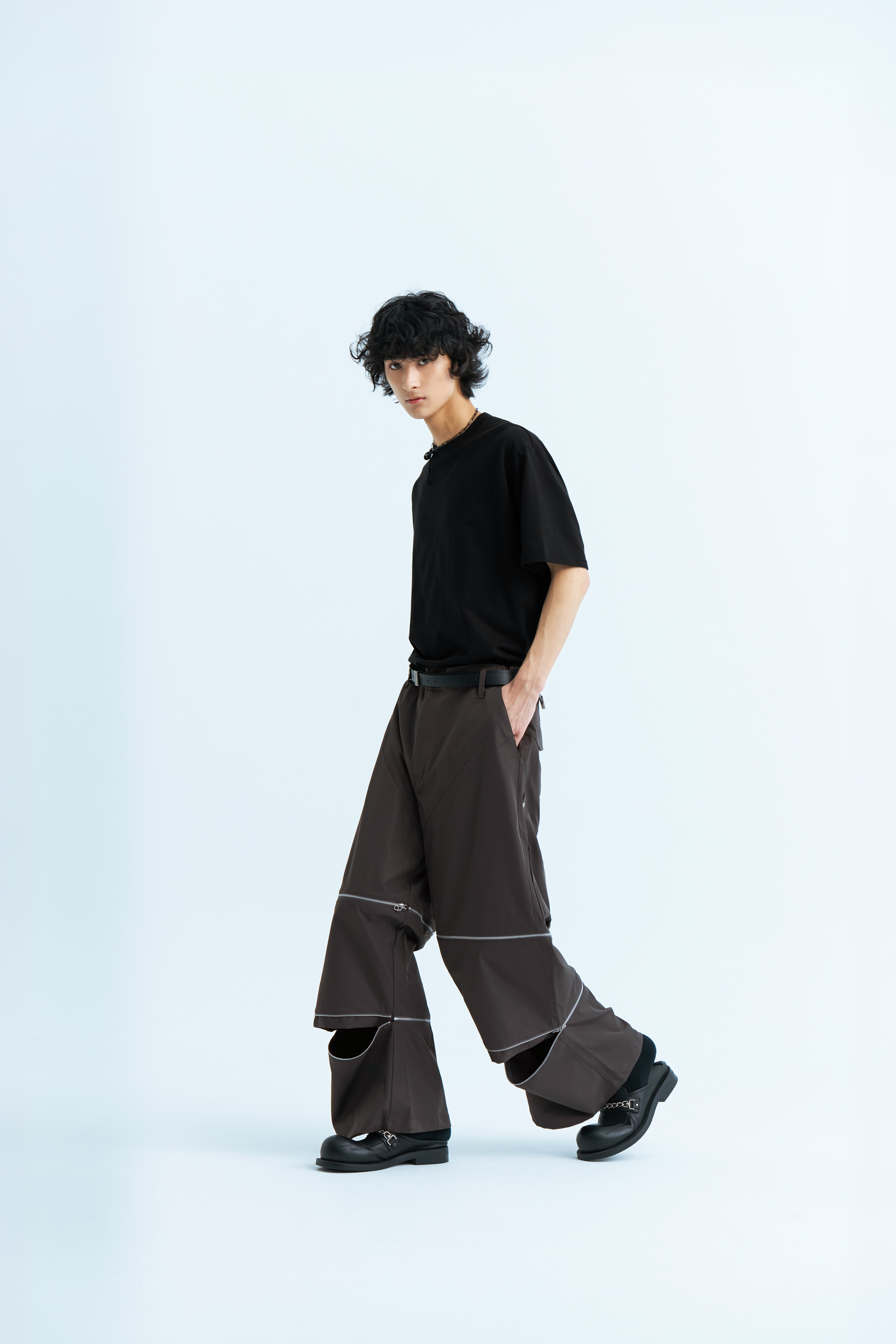 GOOPiMADE SE-P1 Double Split Straight Pants - D-Gray