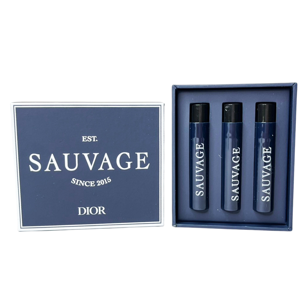 迪奧 SAUVAGE 曠野之心 針管三入體驗組(香精/香氛/淡香水) 1mlx3