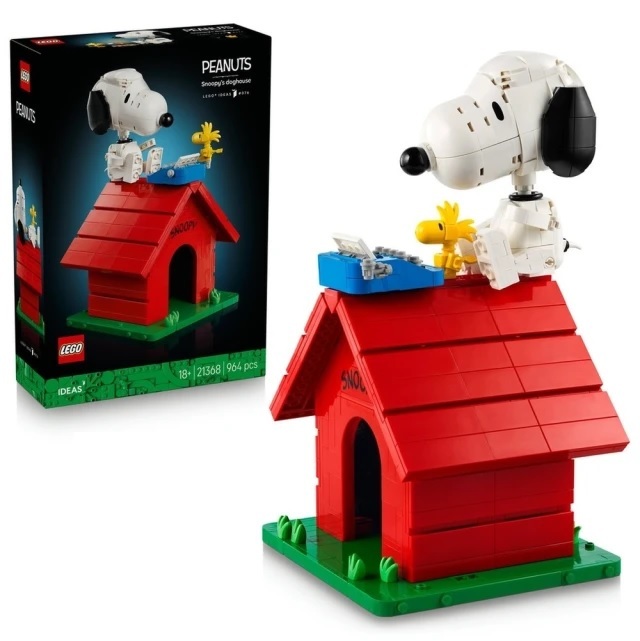 【玩具研究中心】LEGO 樂高 Ideas 花生漫畫：史努比的狗屋 21368