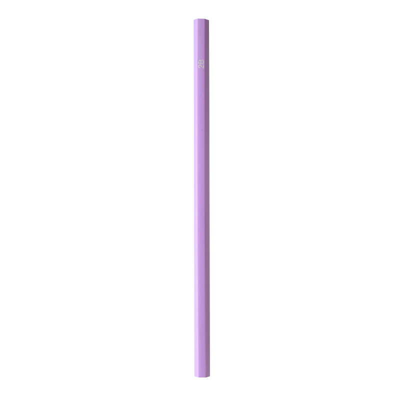 2B六角鉛筆/淡紫 10入
