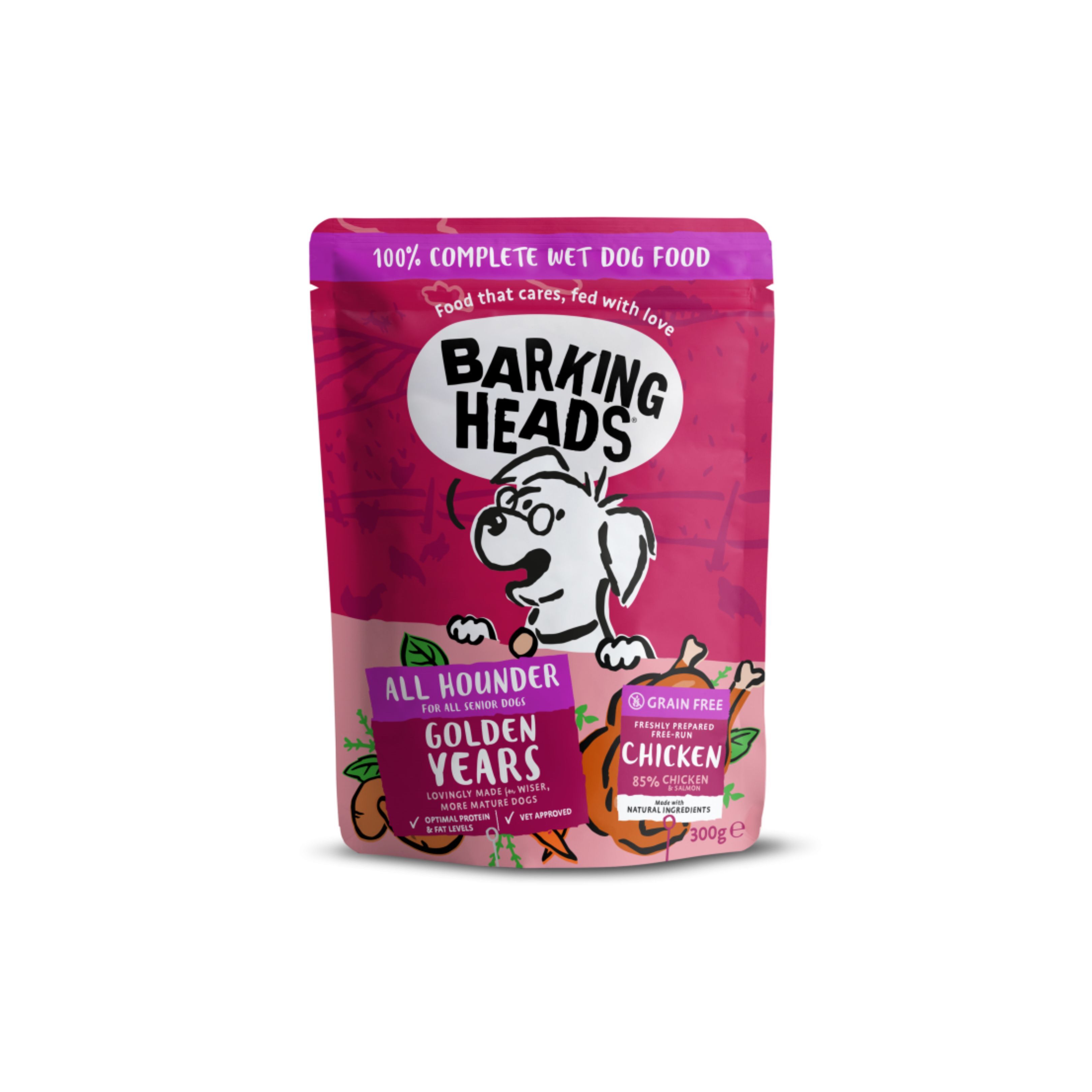 (VIP 專享) Barking Heads 無穀物老犬食用濕包 300g