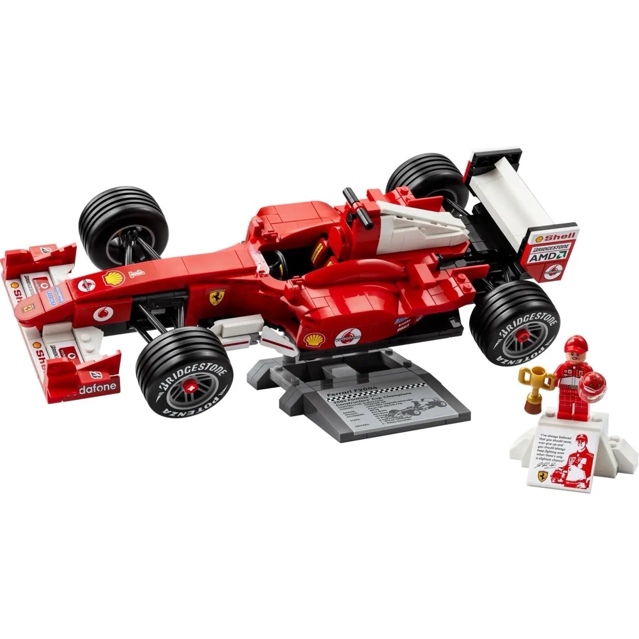 【玩具研究中心】LEGO 樂高 Icons 法拉利 F2004 & 麥可·舒馬克 11375